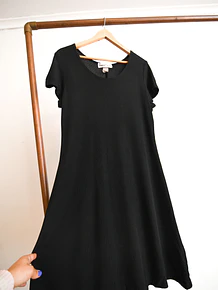 Vestido vintage acetato 90s