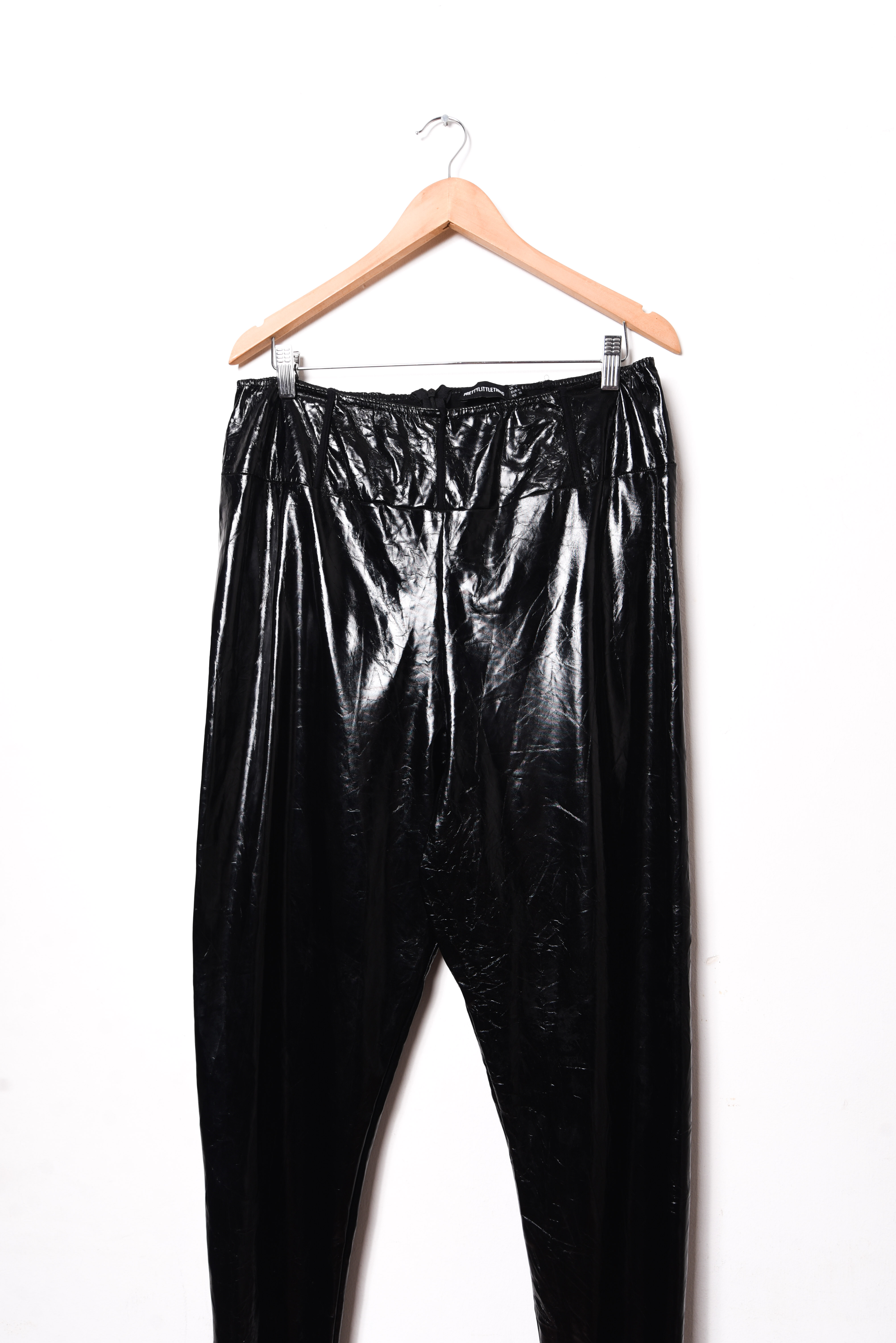 Pantalón negro latex plus size