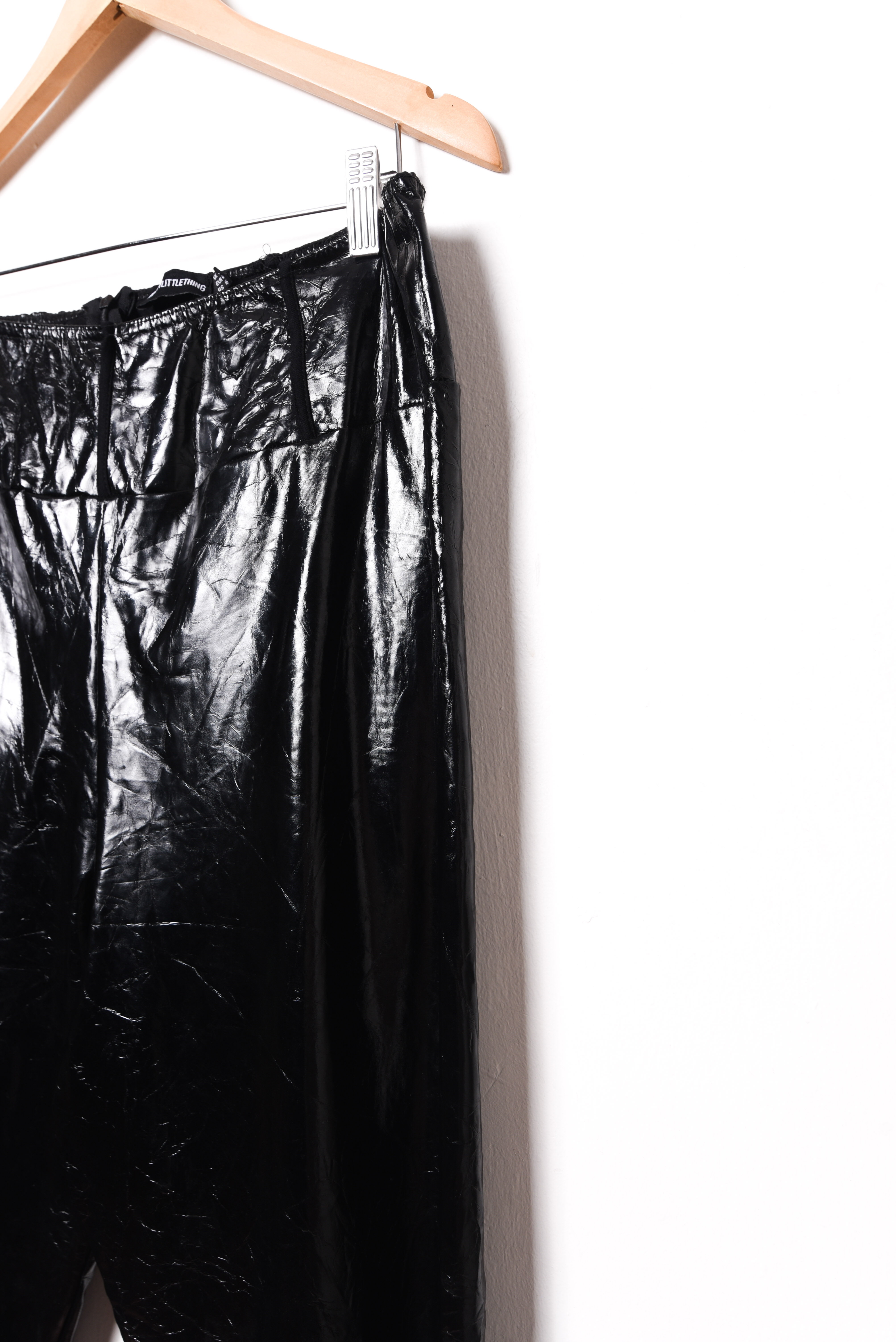Pantalón negro latex plus size