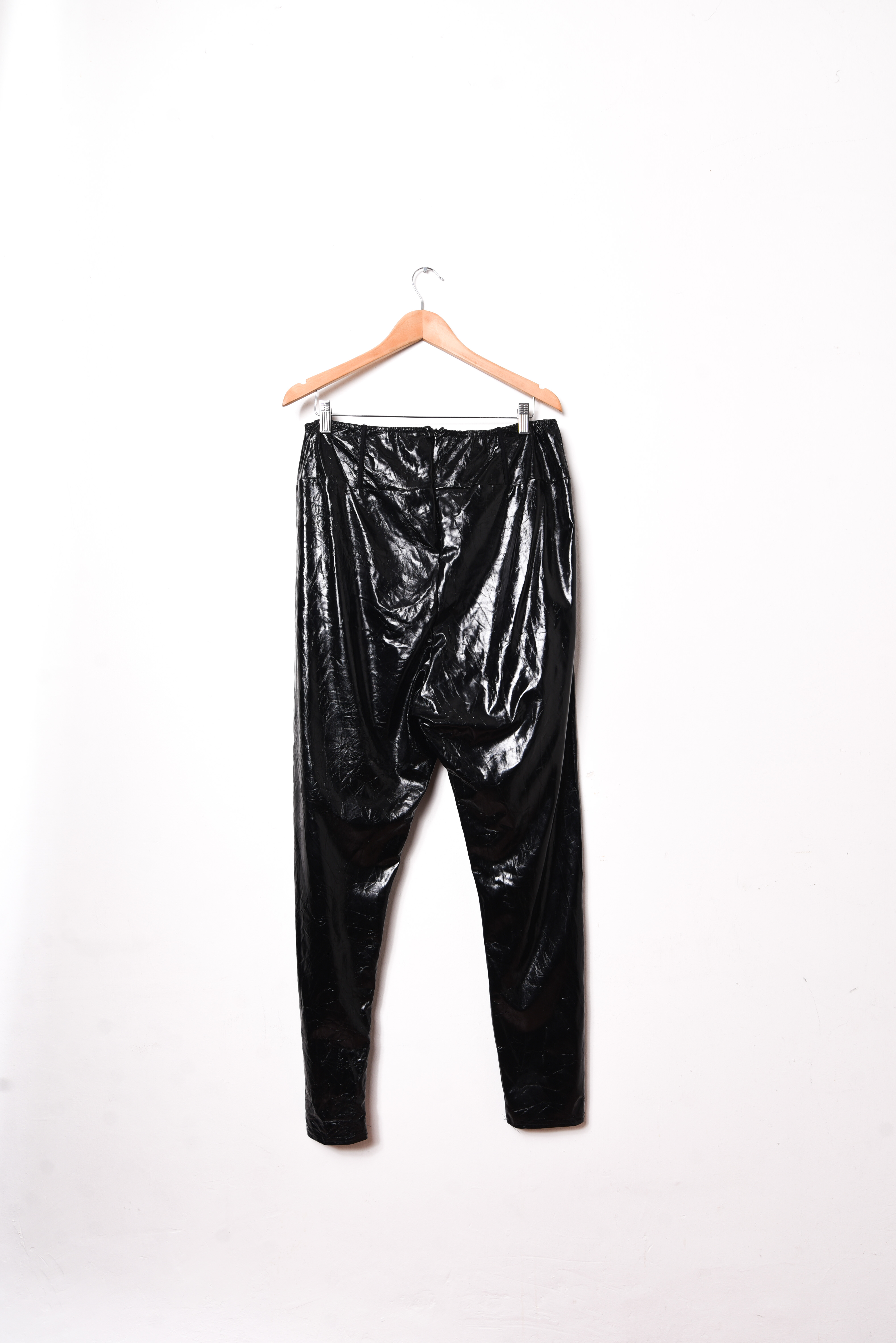 Pantalón negro latex plus size