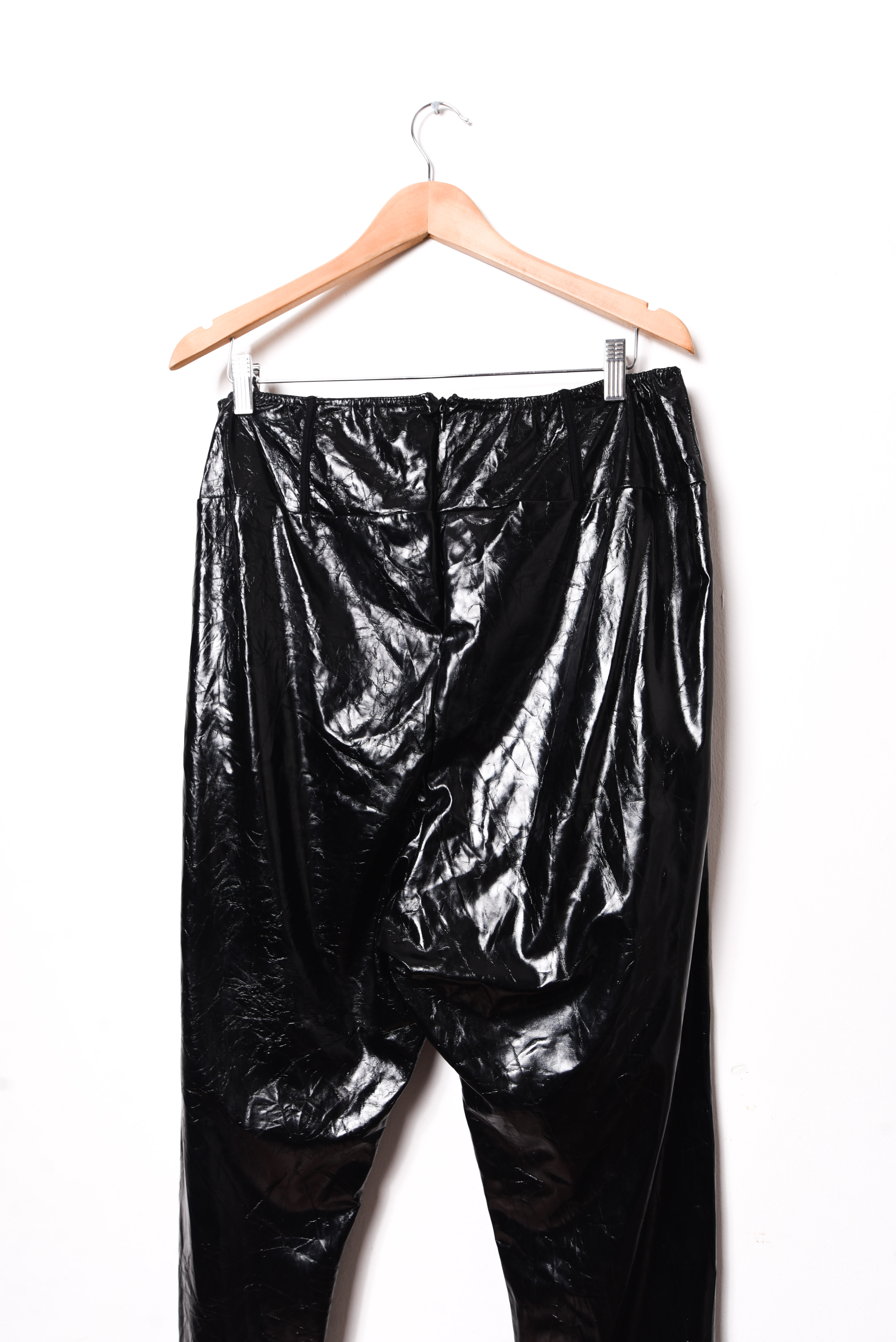Pantalón negro latex plus size