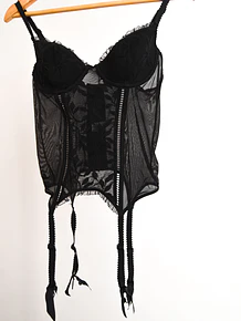 Bustier encaje black