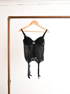 Bustier encaje black