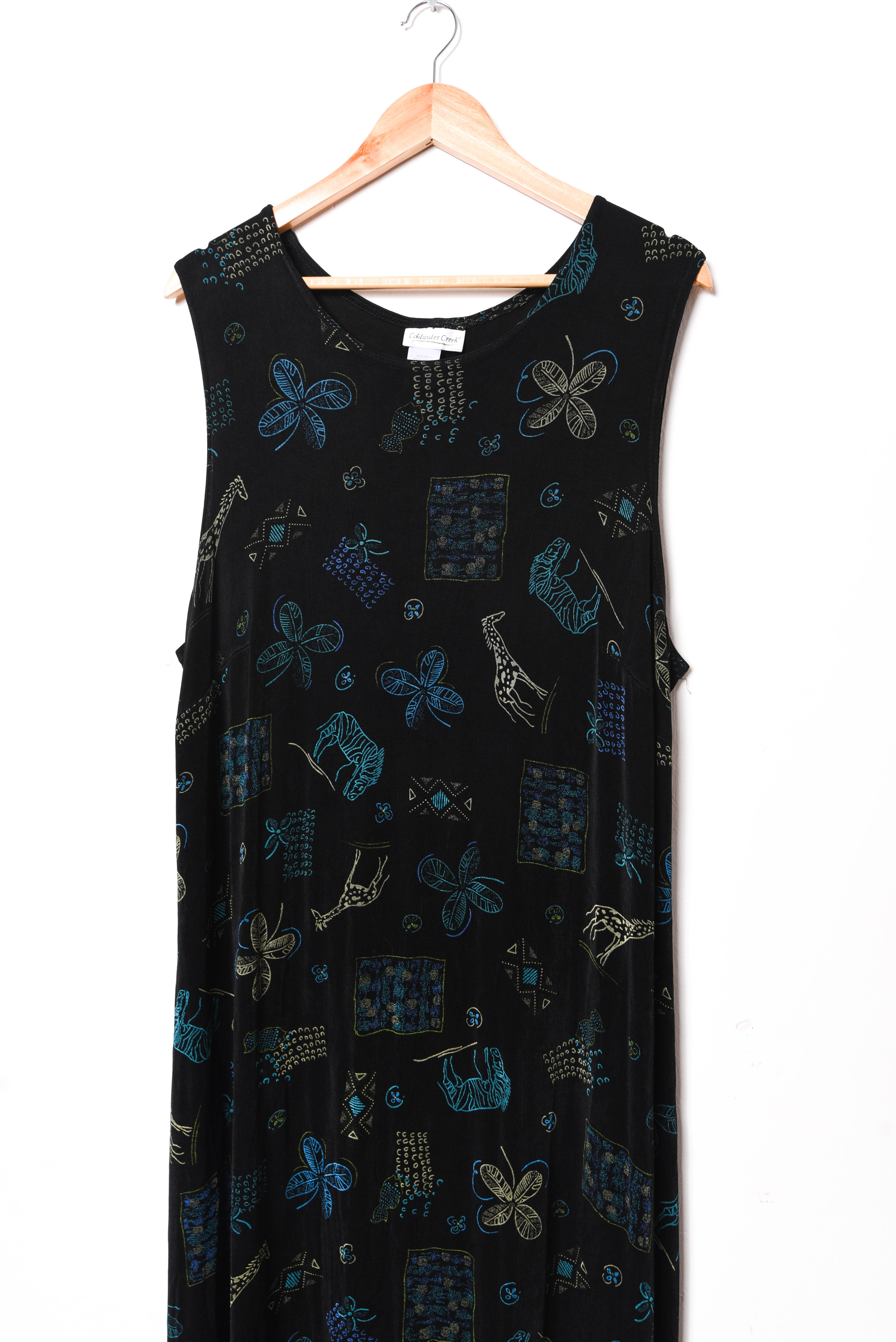 Maxi vestido 90s acetato