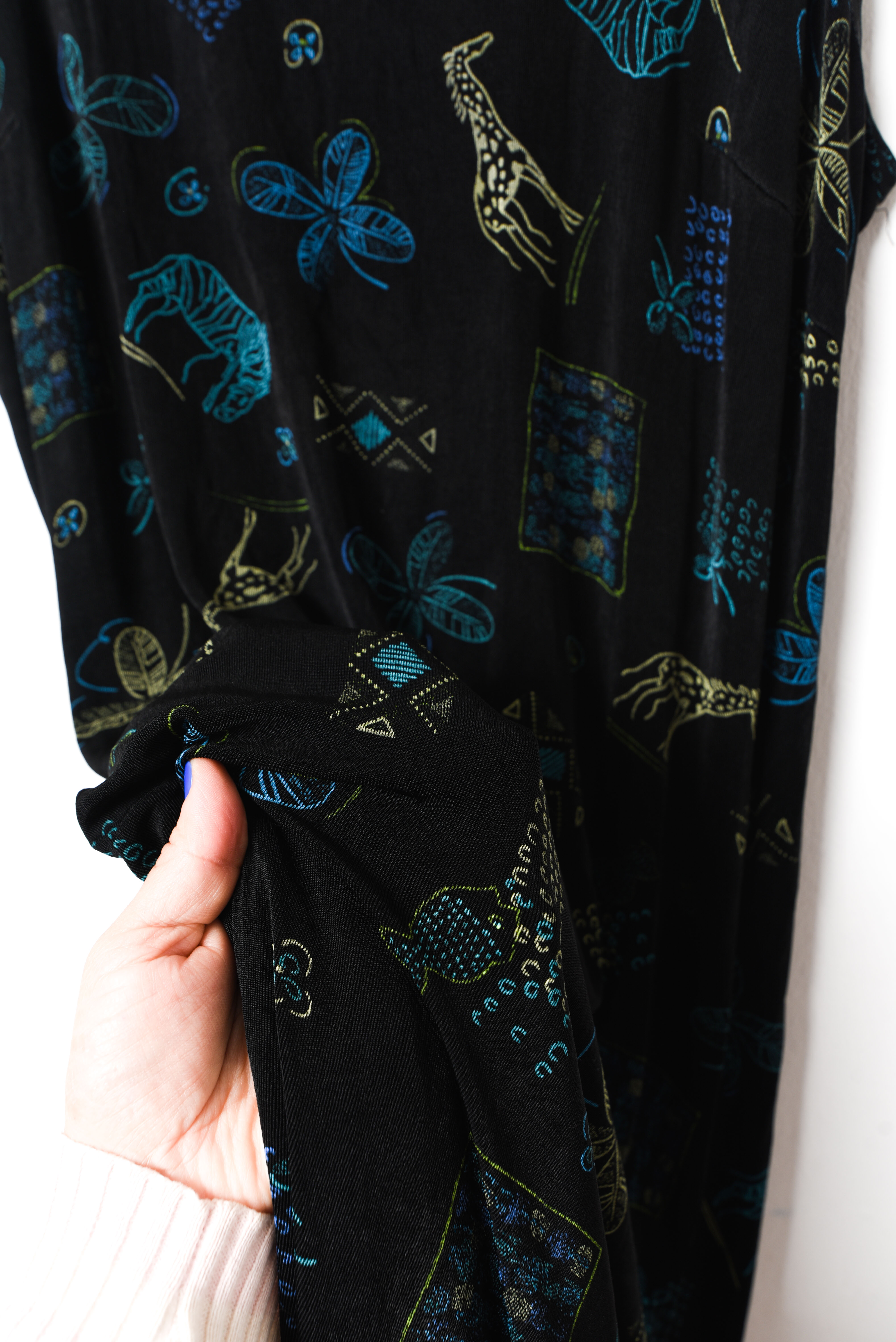 Maxi vestido 90s acetato