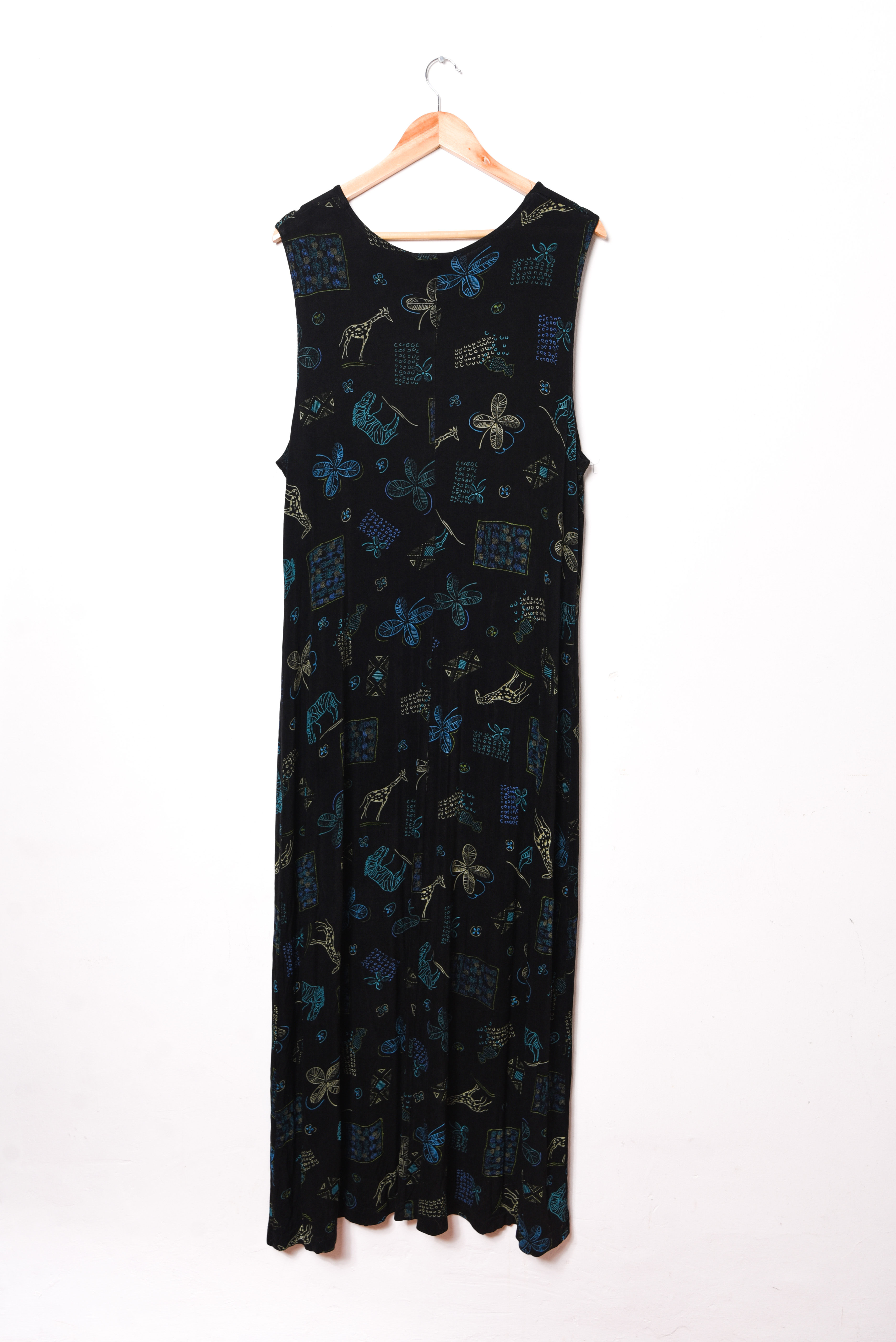 Maxi vestido 90s acetato