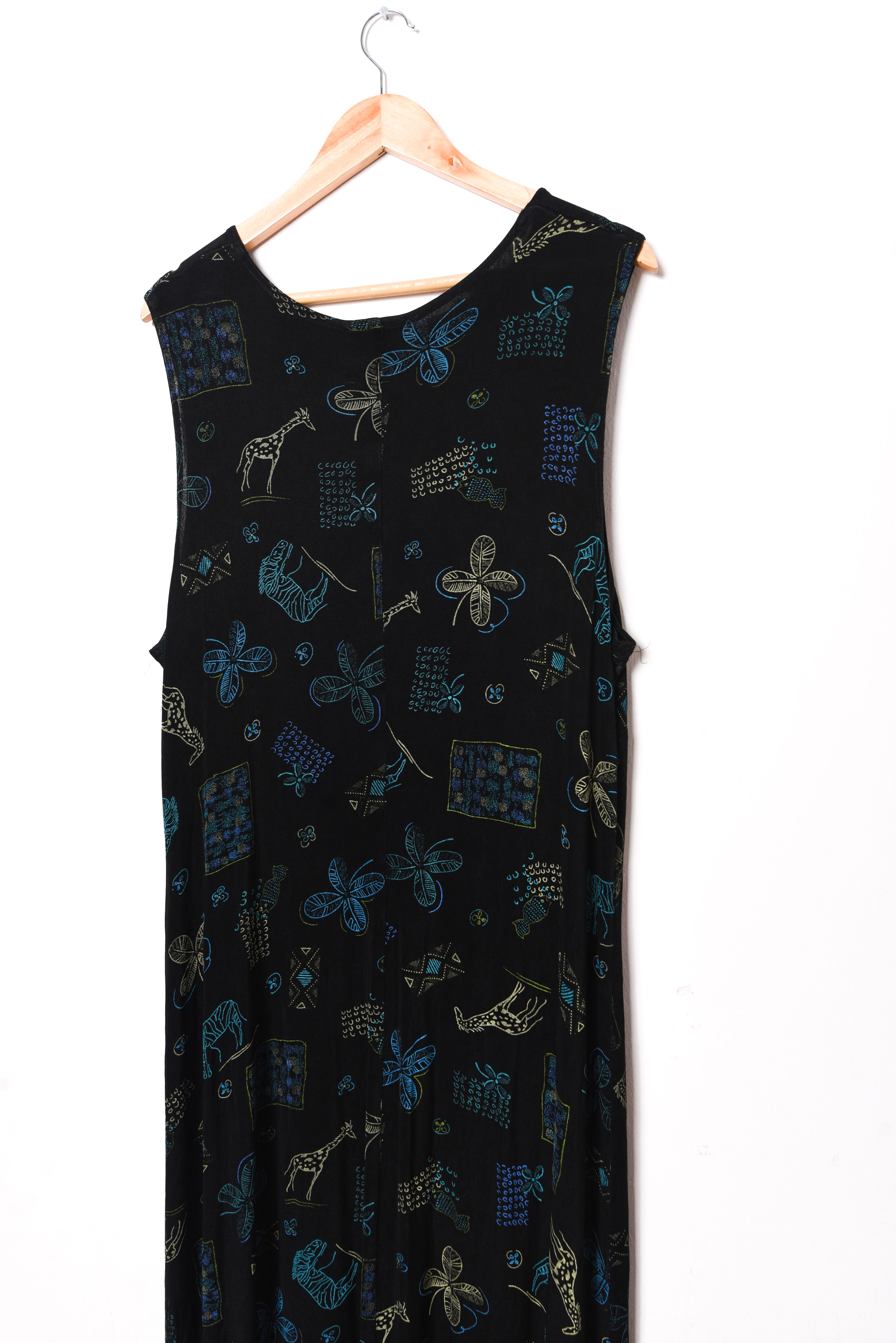 Maxi vestido 90s acetato