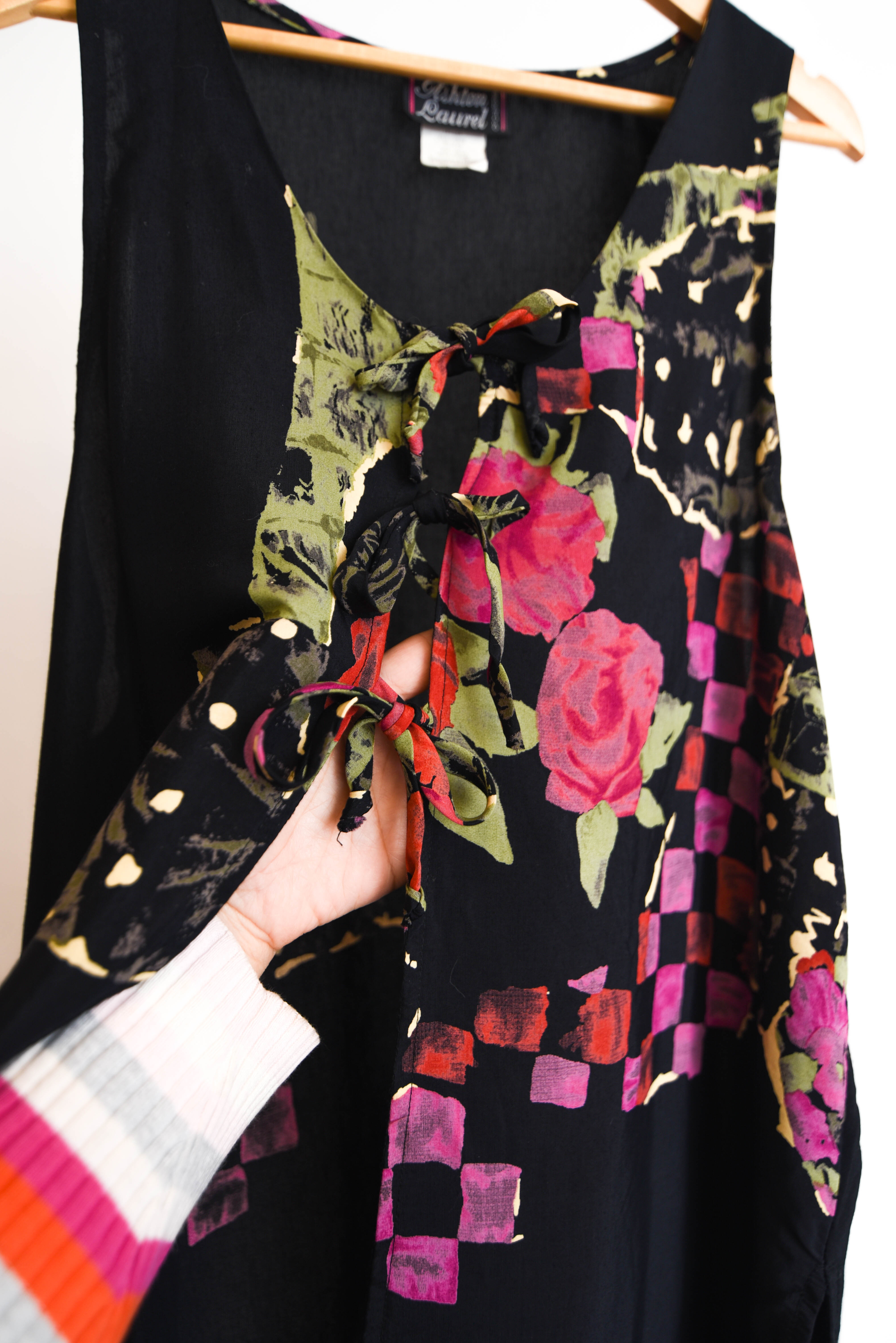 Tapado floral 90s lazitos
