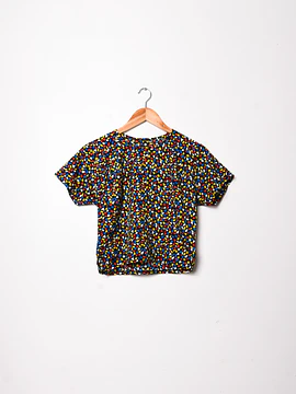 Blusa floral vntg