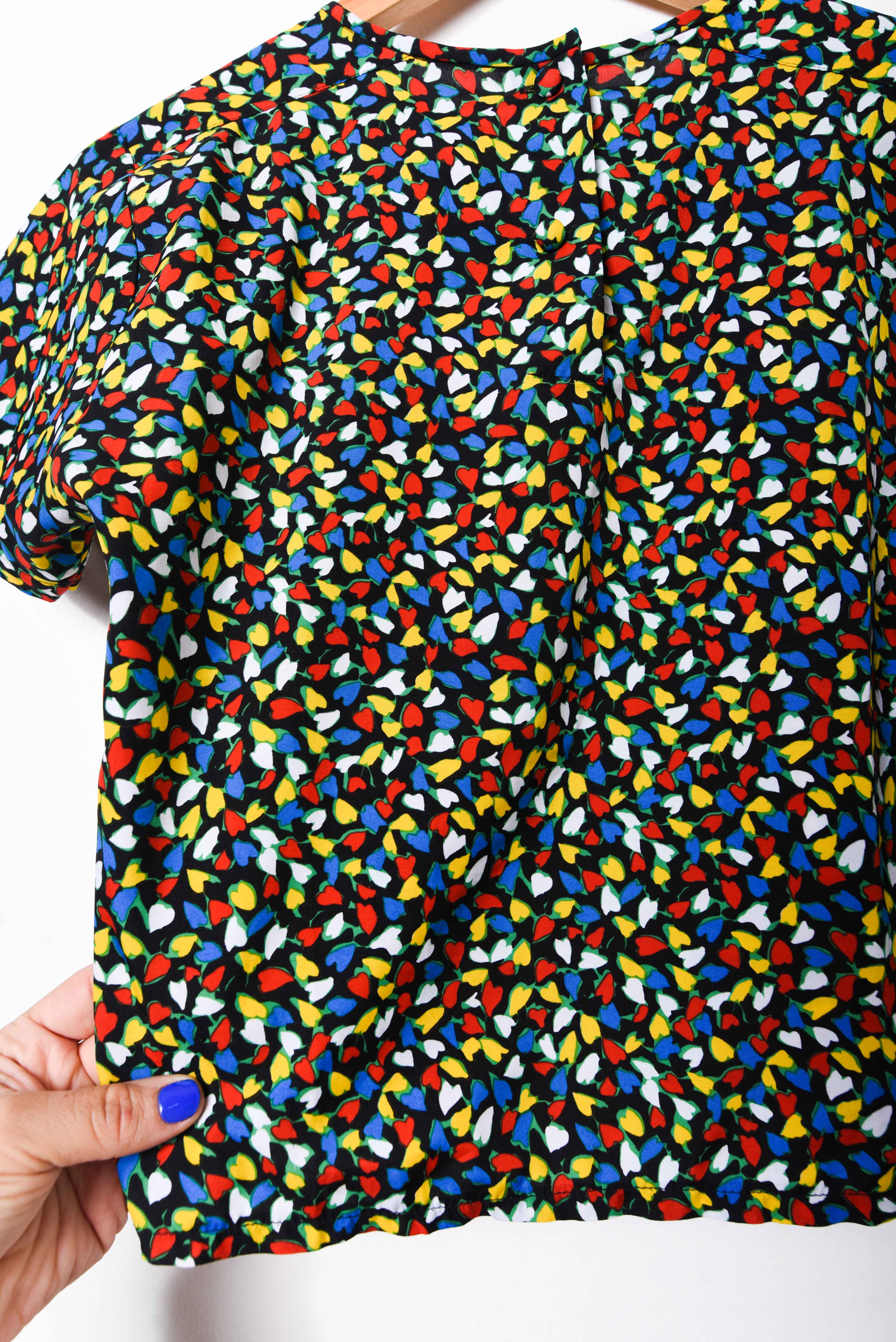 Blusa floral vntg