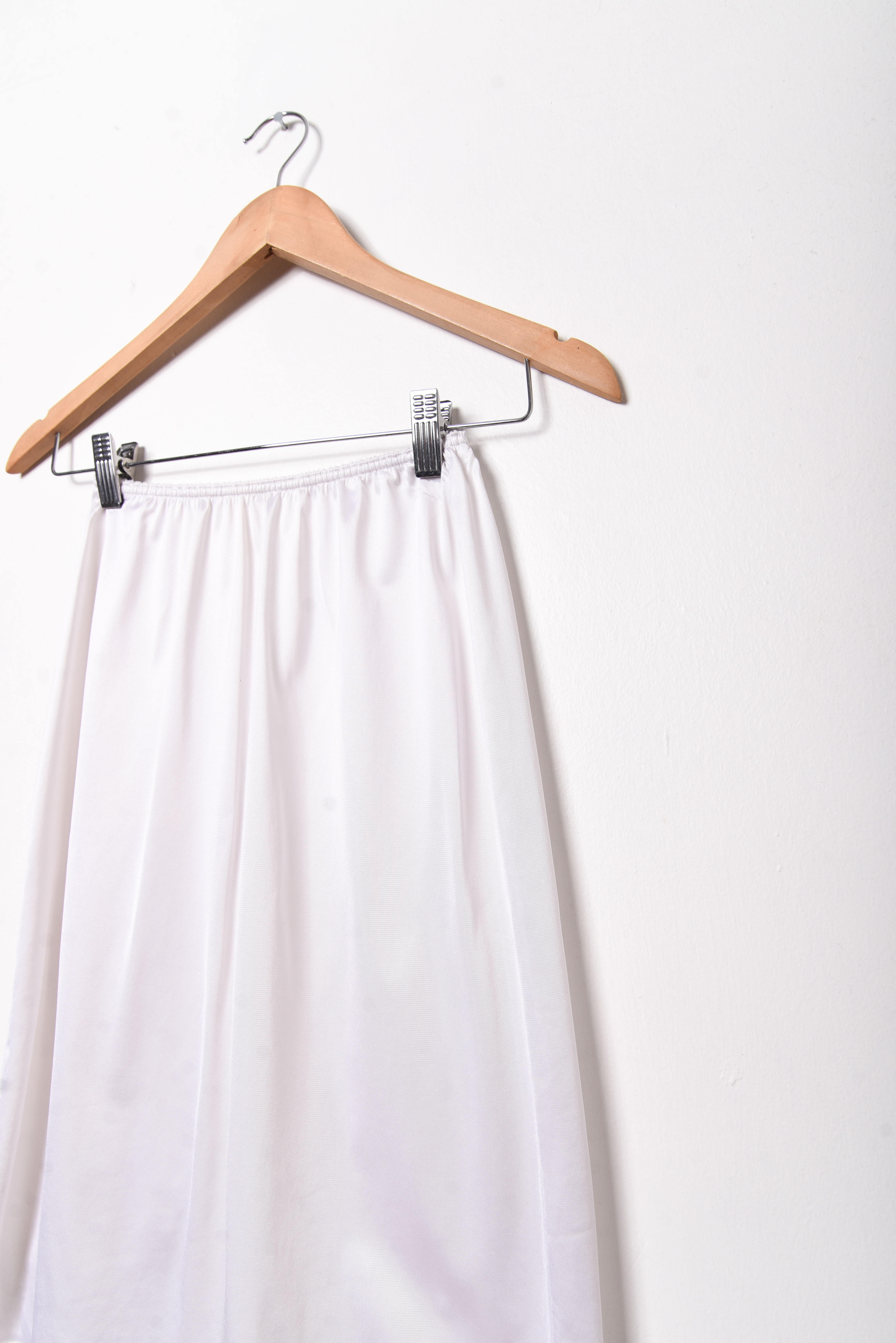 Falda blanca lencera vintage 