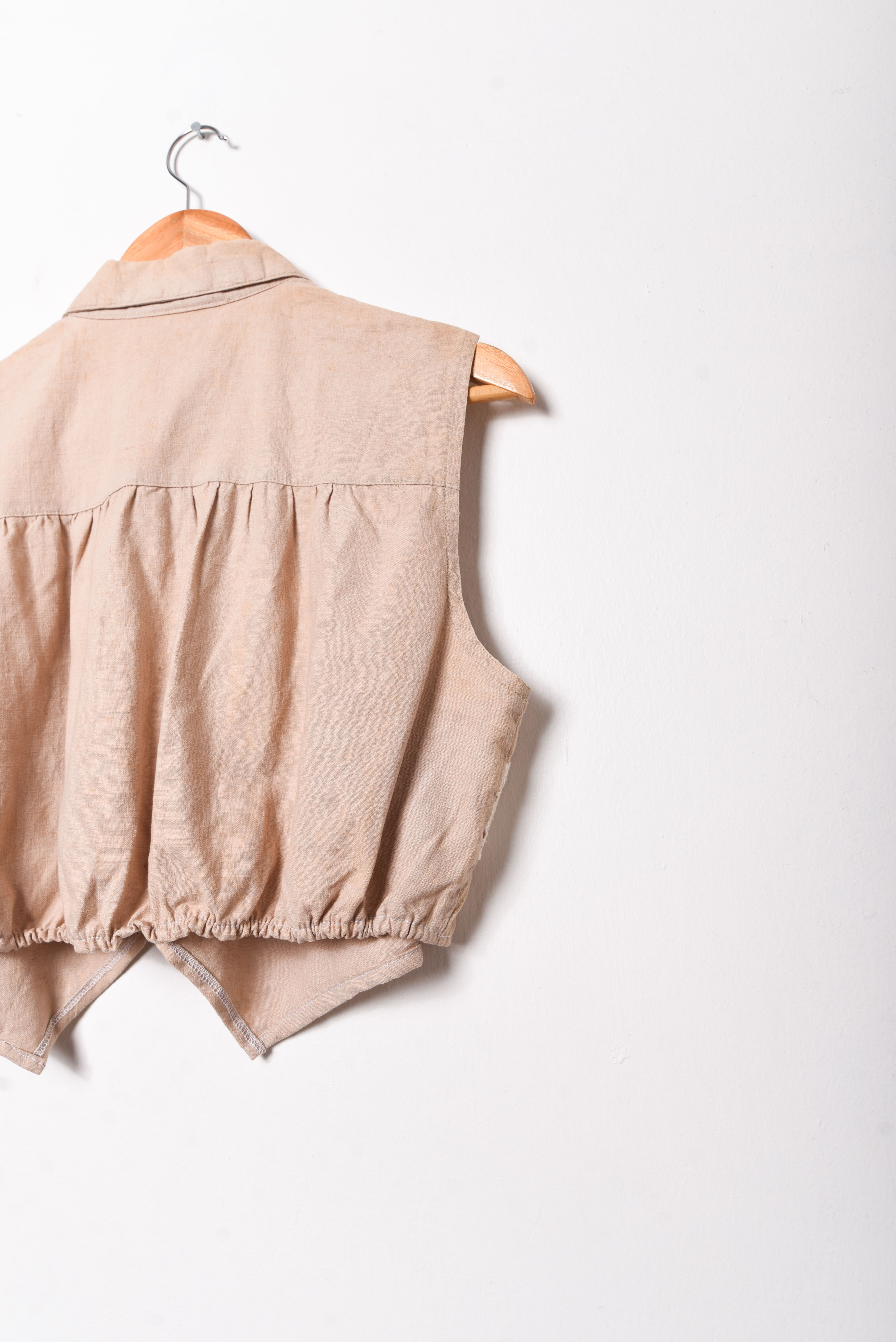 Camisa lino reworked x Vntg Cat