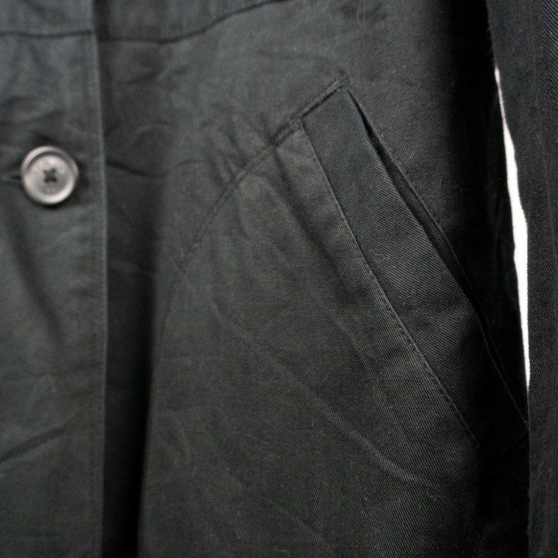 Abrigo Soft Black Cotton 7