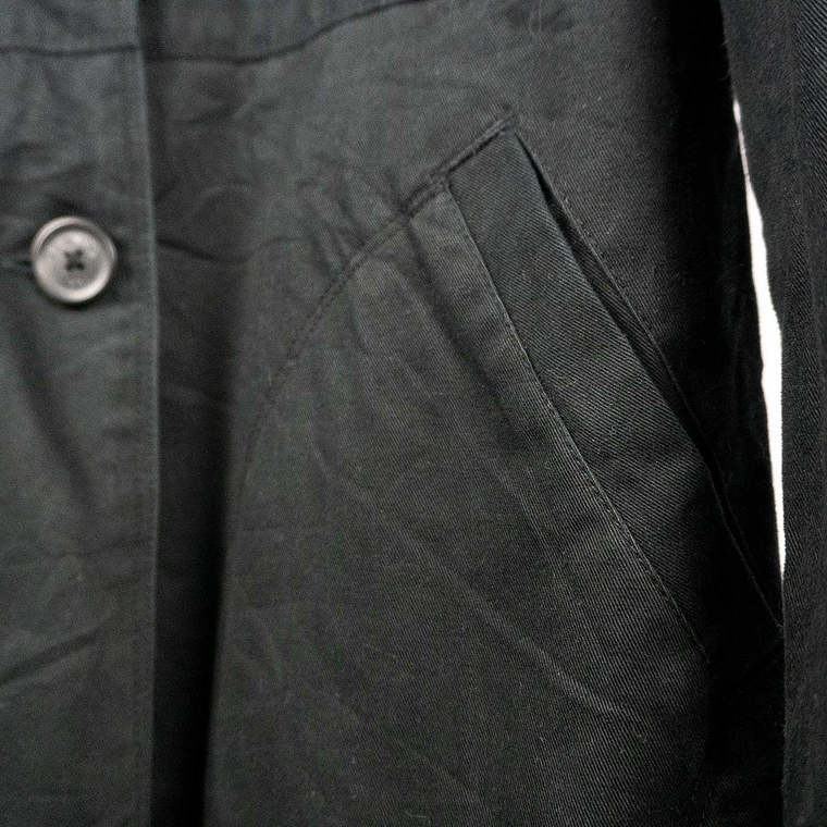 Abrigo Soft Black Cotton 7