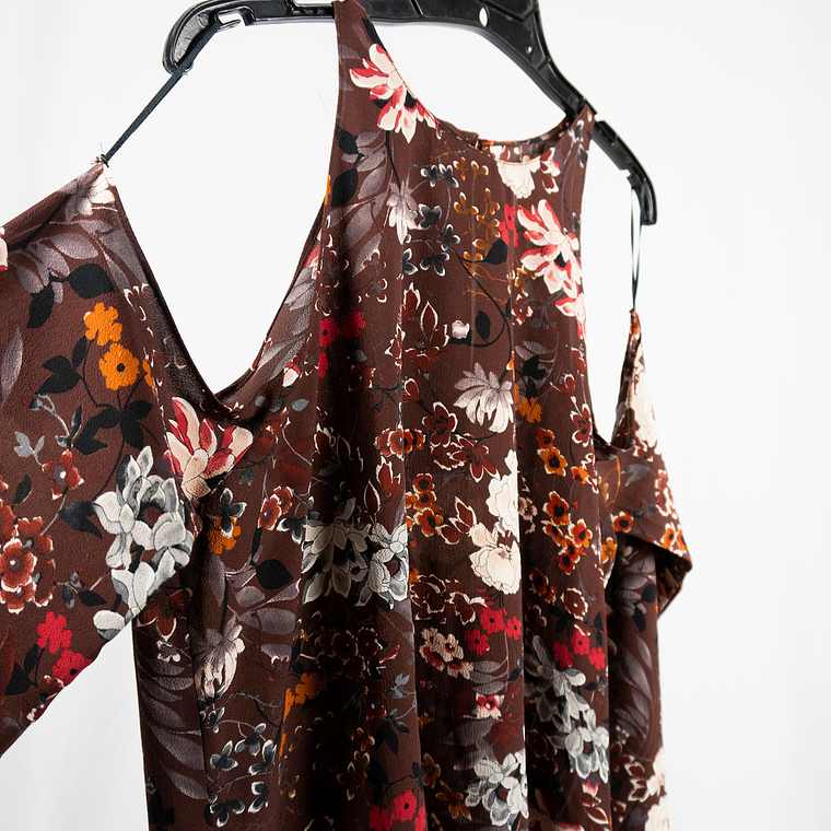 Blusa Shoulders Off Flores 2