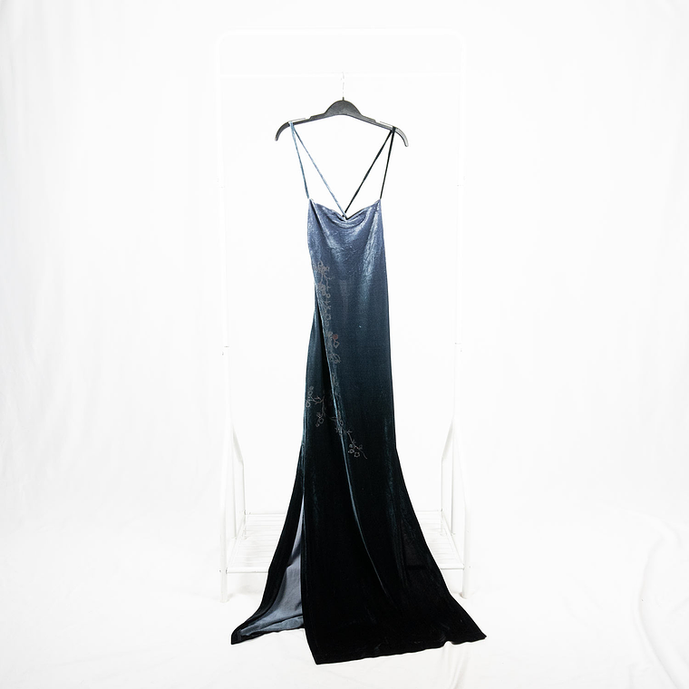 Long dress Velvet 90s 1