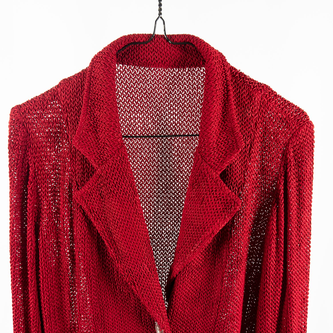 Blazer Trenzado Rojo Italiano 1