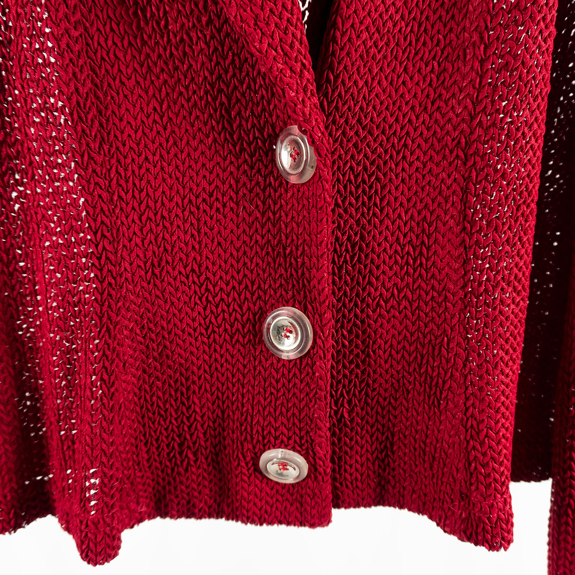 Blazer Trenzado Rojo Italiano 5