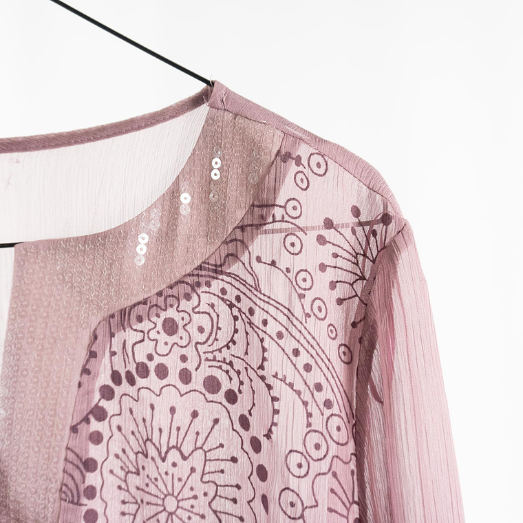 Maxi Blusón/Vestido Palo Rosa 5