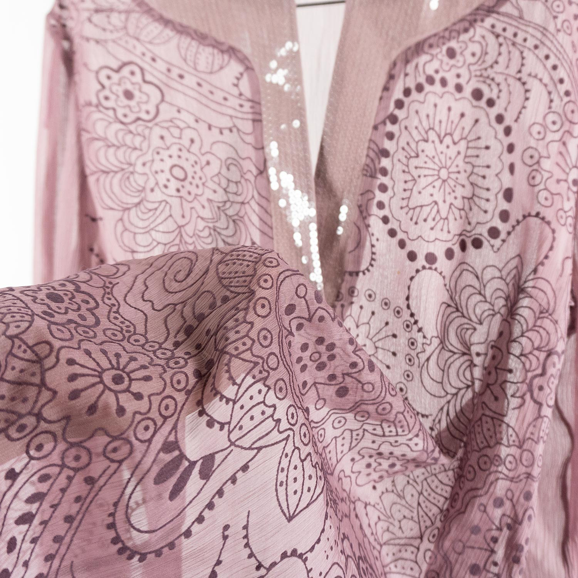 Maxi Blusón/Vestido Palo Rosa 1