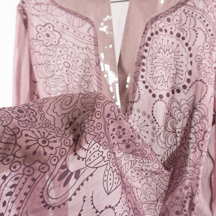 Maxi Blusón/Vestido Palo Rosa 1