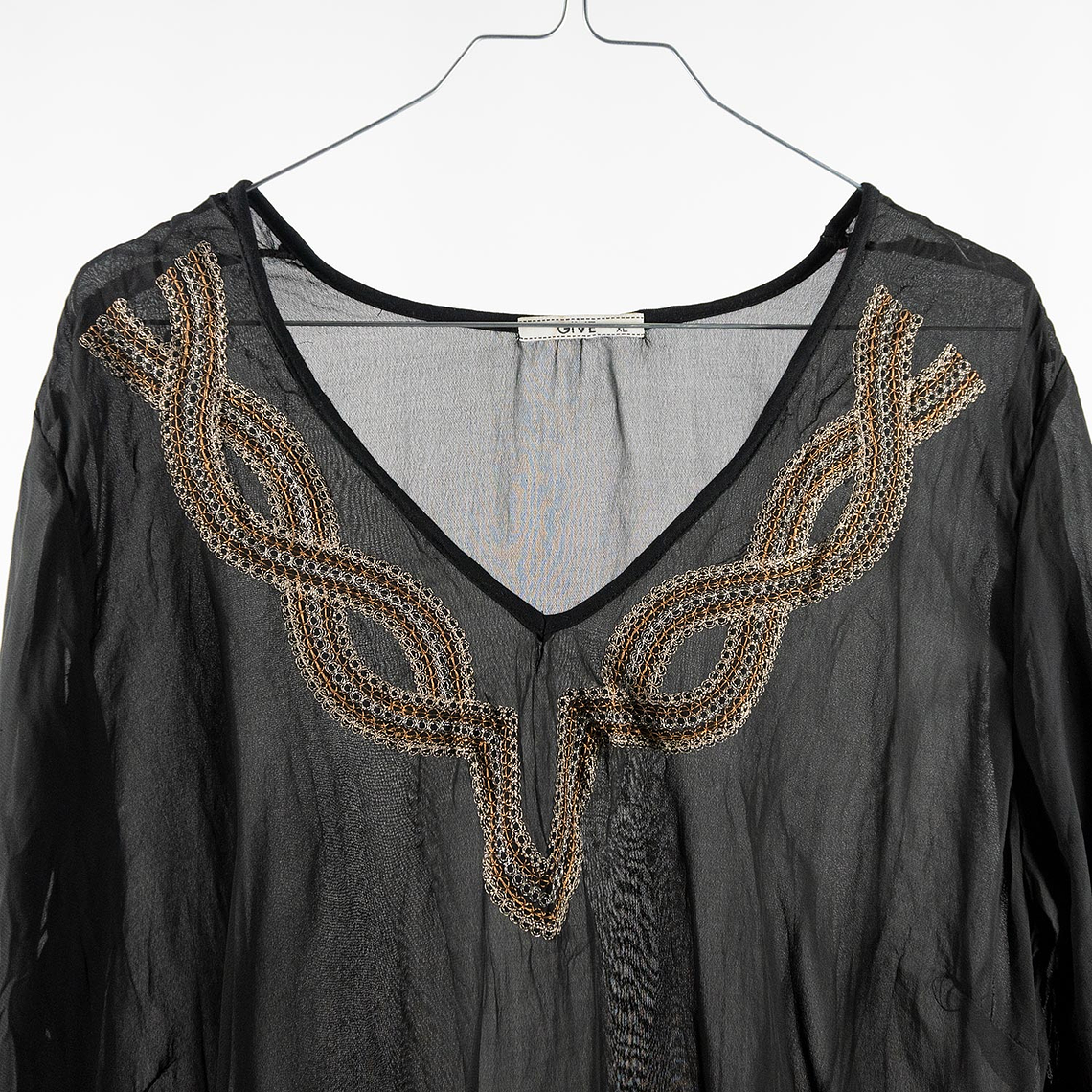 Blusón Hippie Traslúcido 5