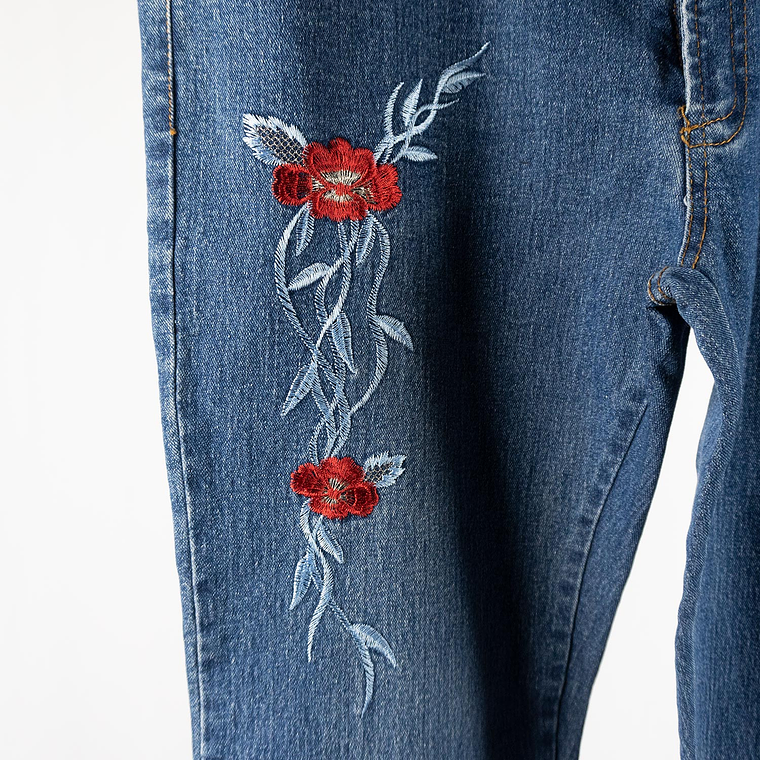 Jeans Flowers Flare  1
