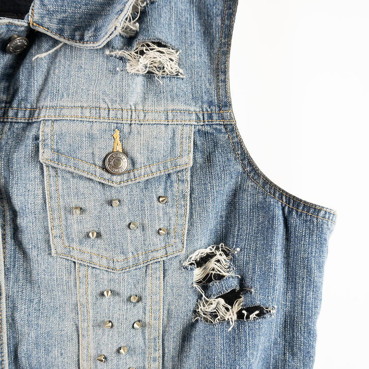 Punk Sleeveless Jacket 1