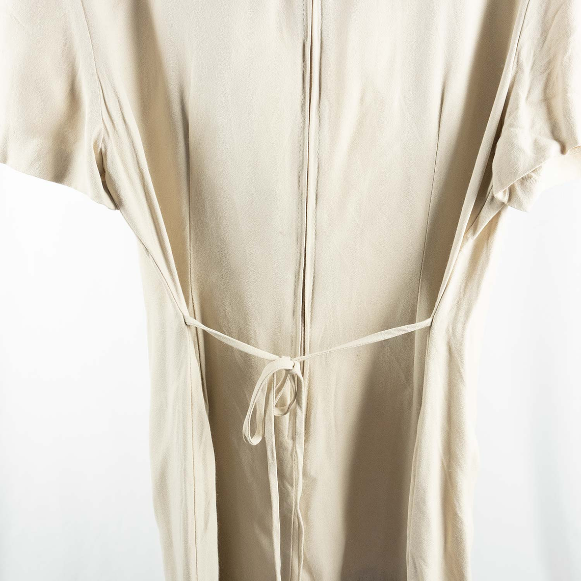 Vestido Hueso Chaquetilla Sexy 80s 9