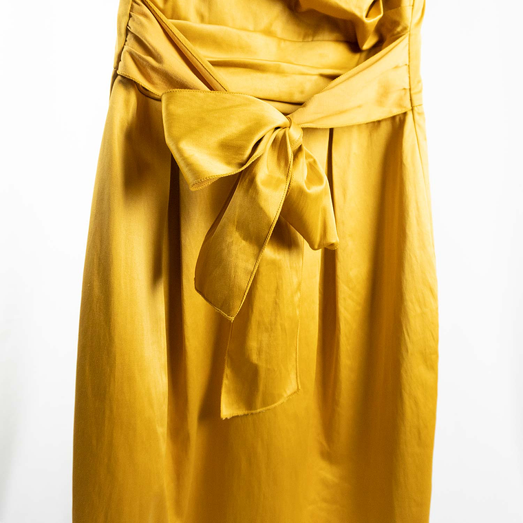 Vestido Dorado Lazo 90s The Gift Dress 2