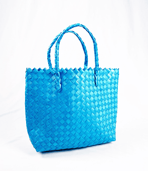 Shoulder bag Blue 80s