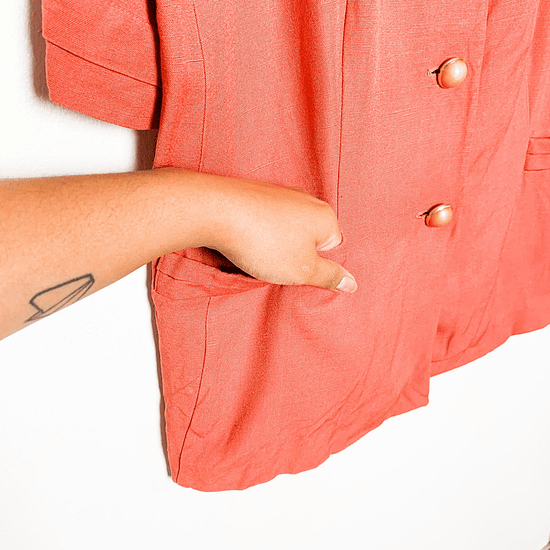 Little Vintage Jacket: Salmón