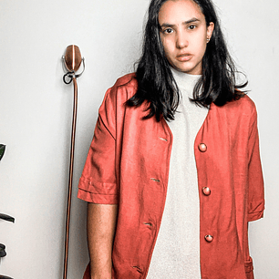 Little Vintage Jacket: Salmón