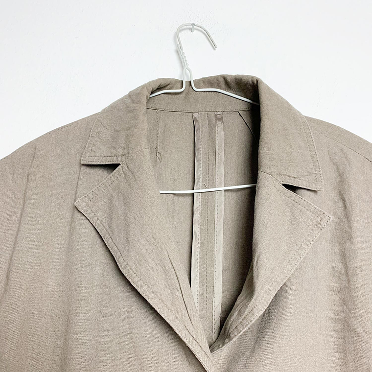 Chaqueta Manga corta Lino Safari 4