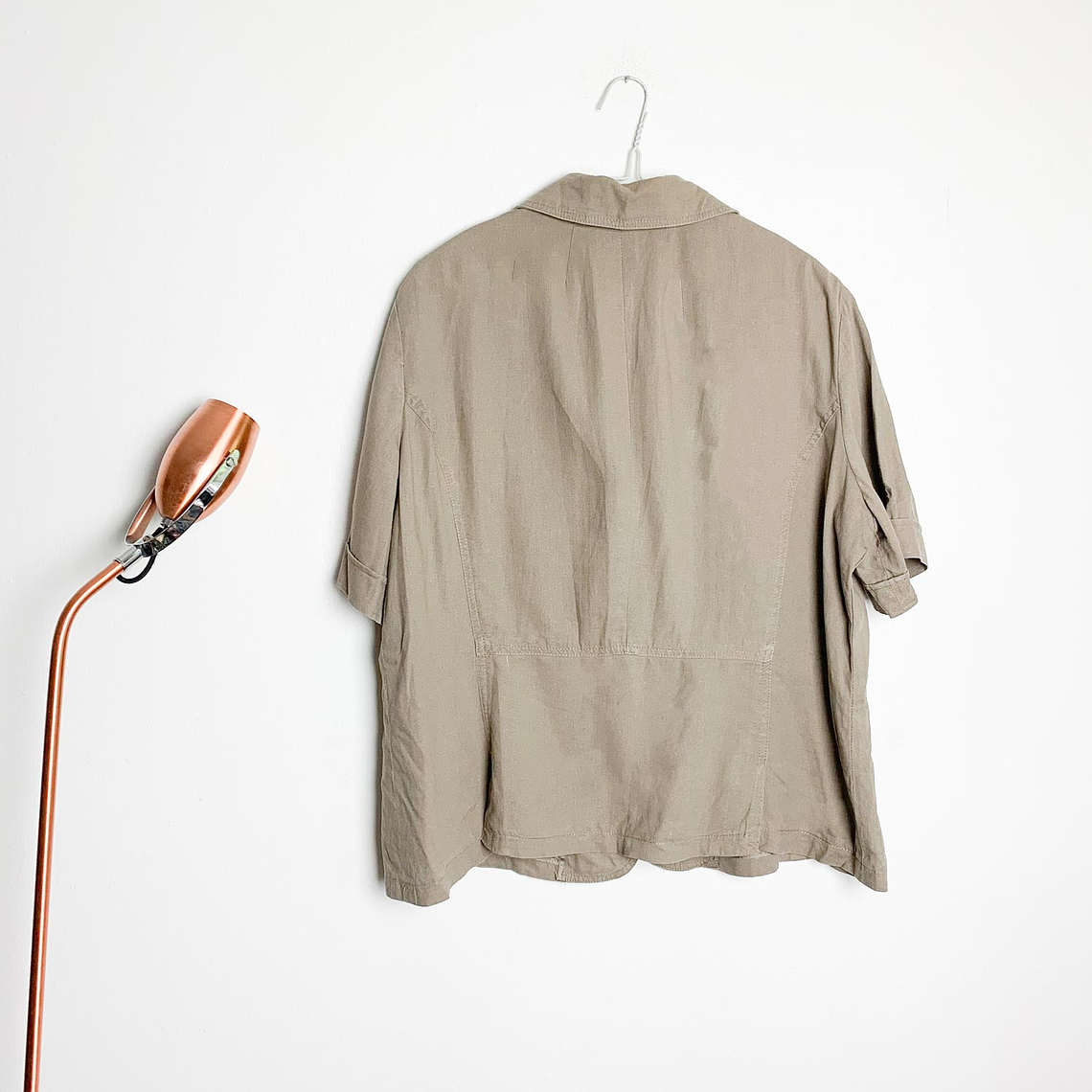 Chaqueta Manga corta Lino Safari 6