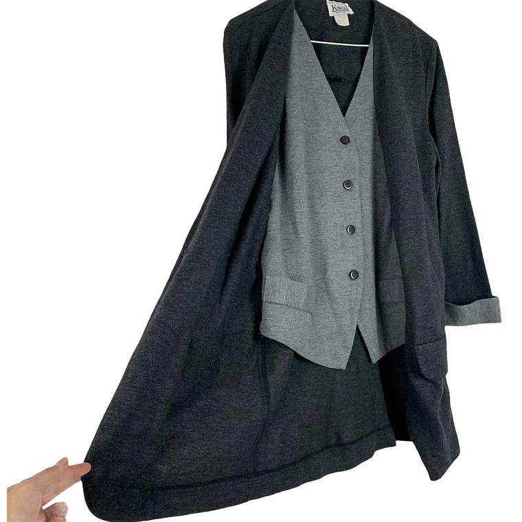 Soft Blazer con Chaleco 5