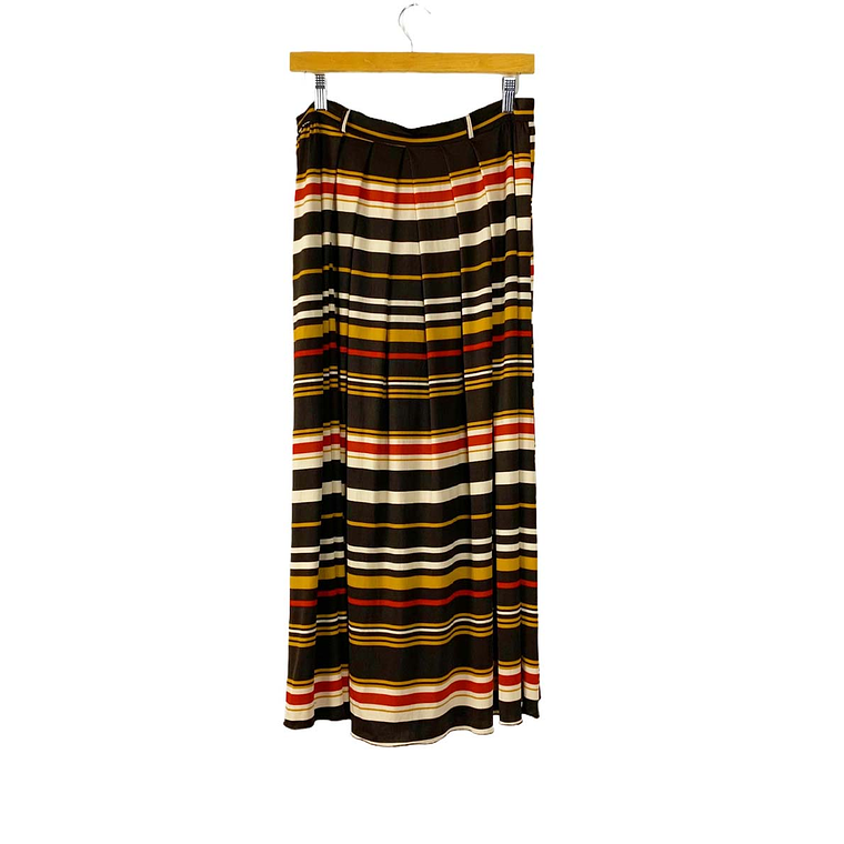 Falda tableada Tierra Viscosa Tie 4