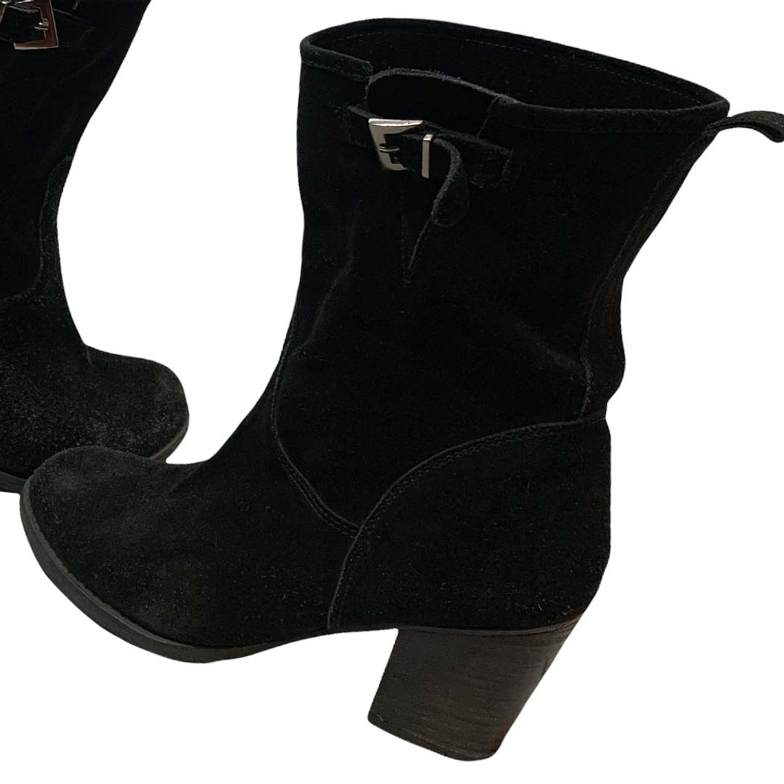 Suede Black Boots 1