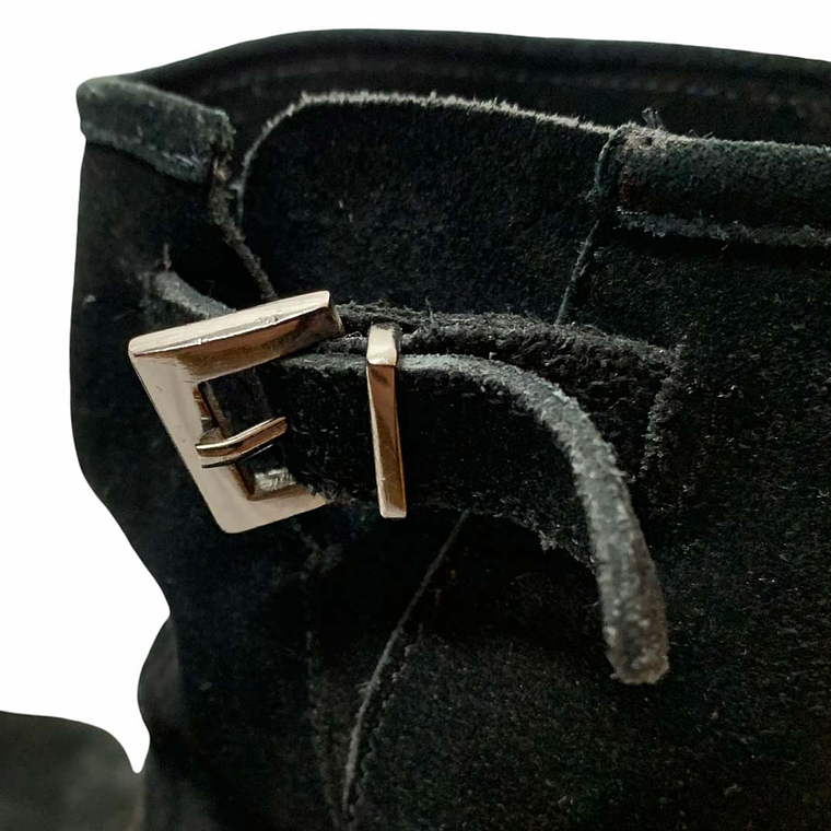 Suede Black Boots 5