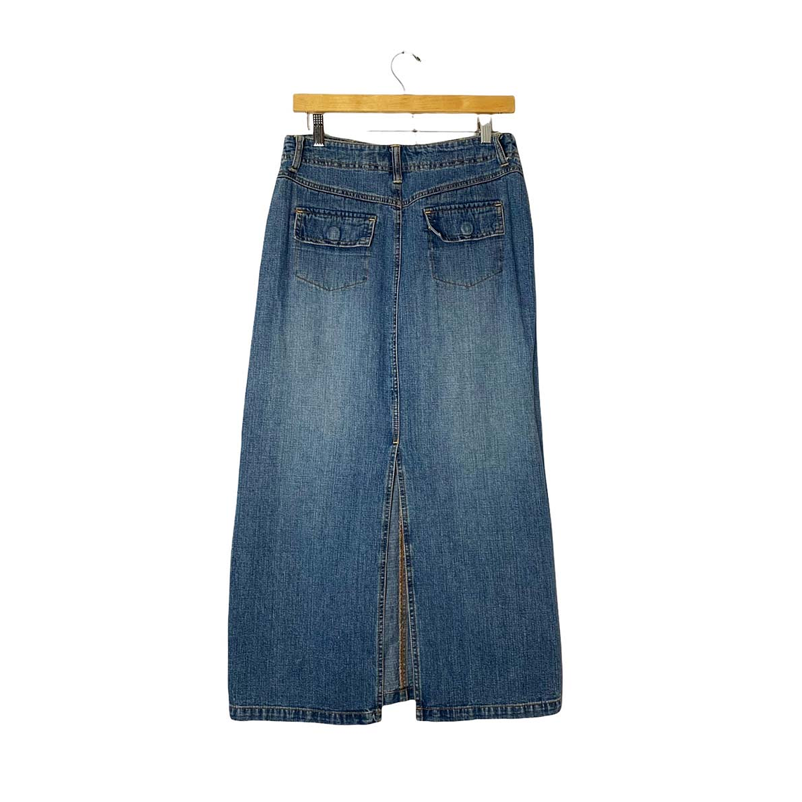 Long Denim Skirt 1