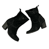 Suede Black Boots