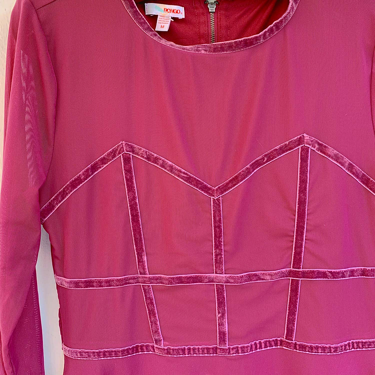 Vestido Malla Grape 2