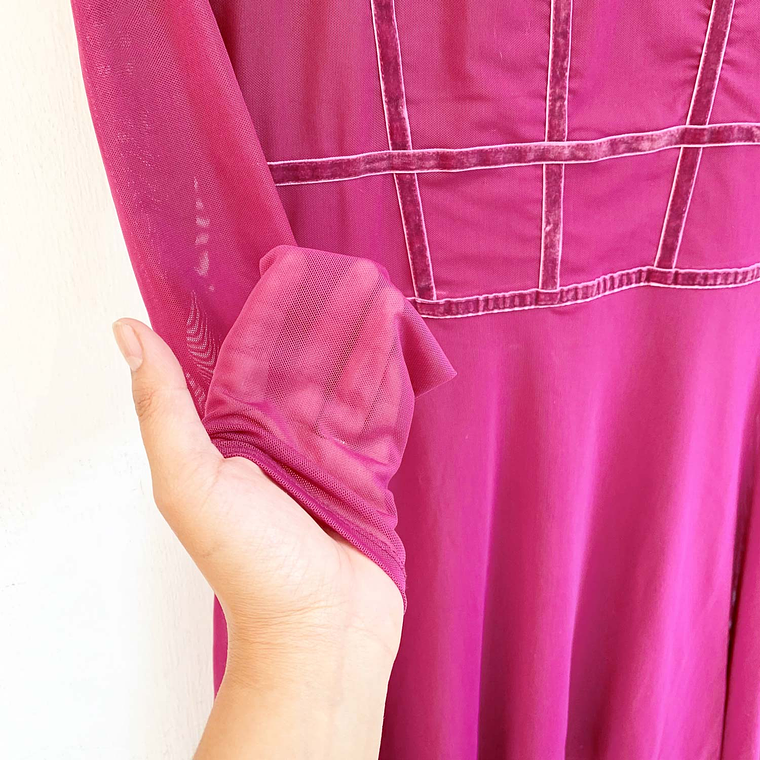 Vestido Malla Grape 3