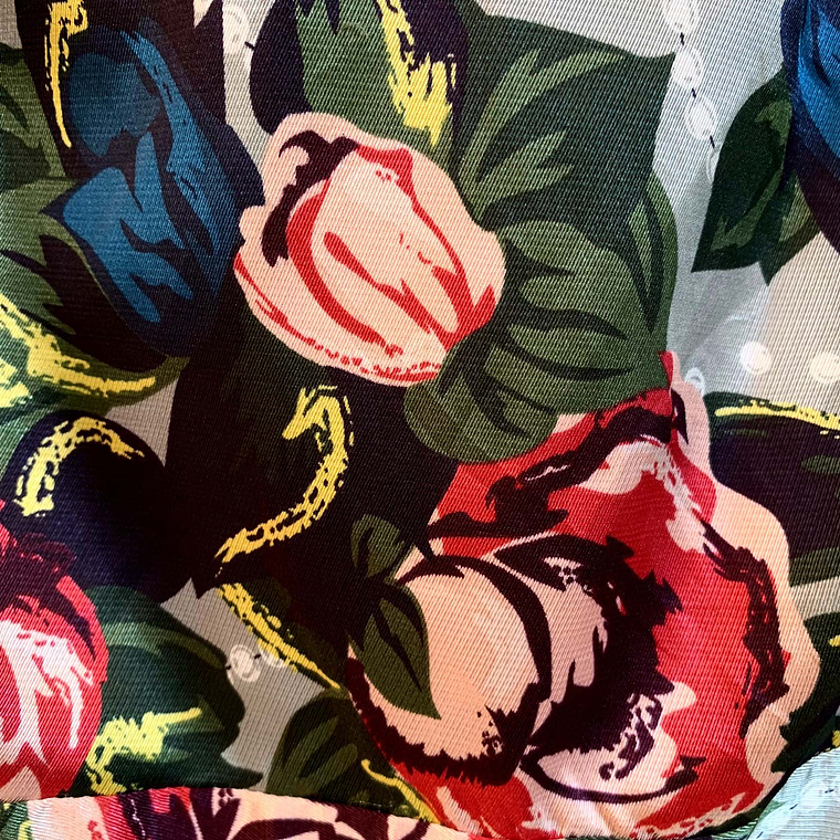 Vestido Roses Peplum 3