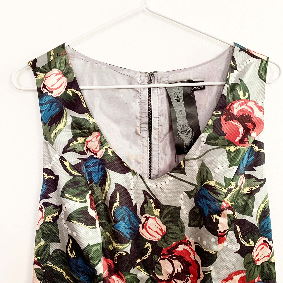 Vestido Roses Peplum 4