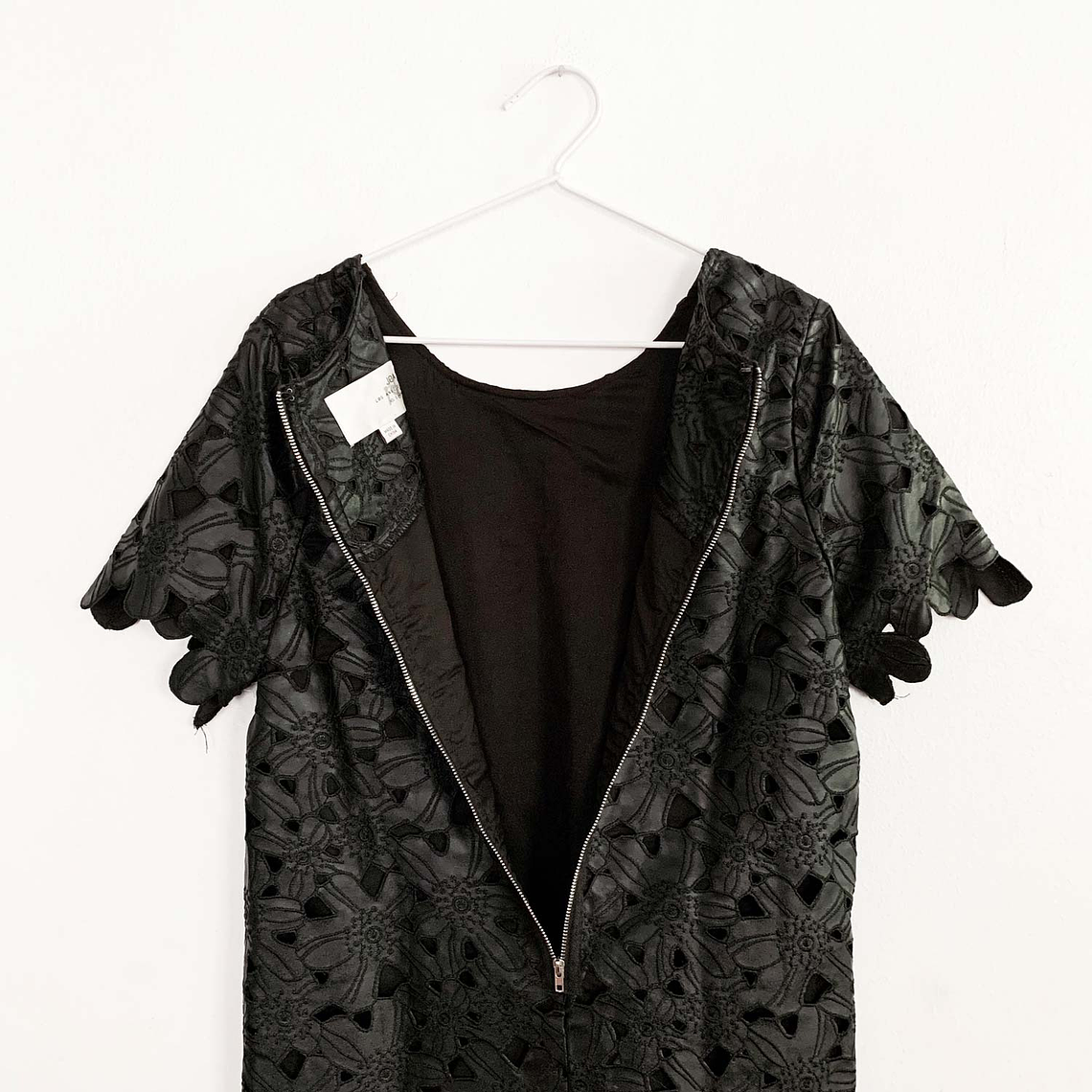 Vestido L.A black flowers 4