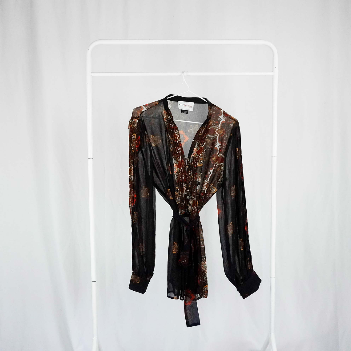 Blusa Traslúcida Blue Flowers 2