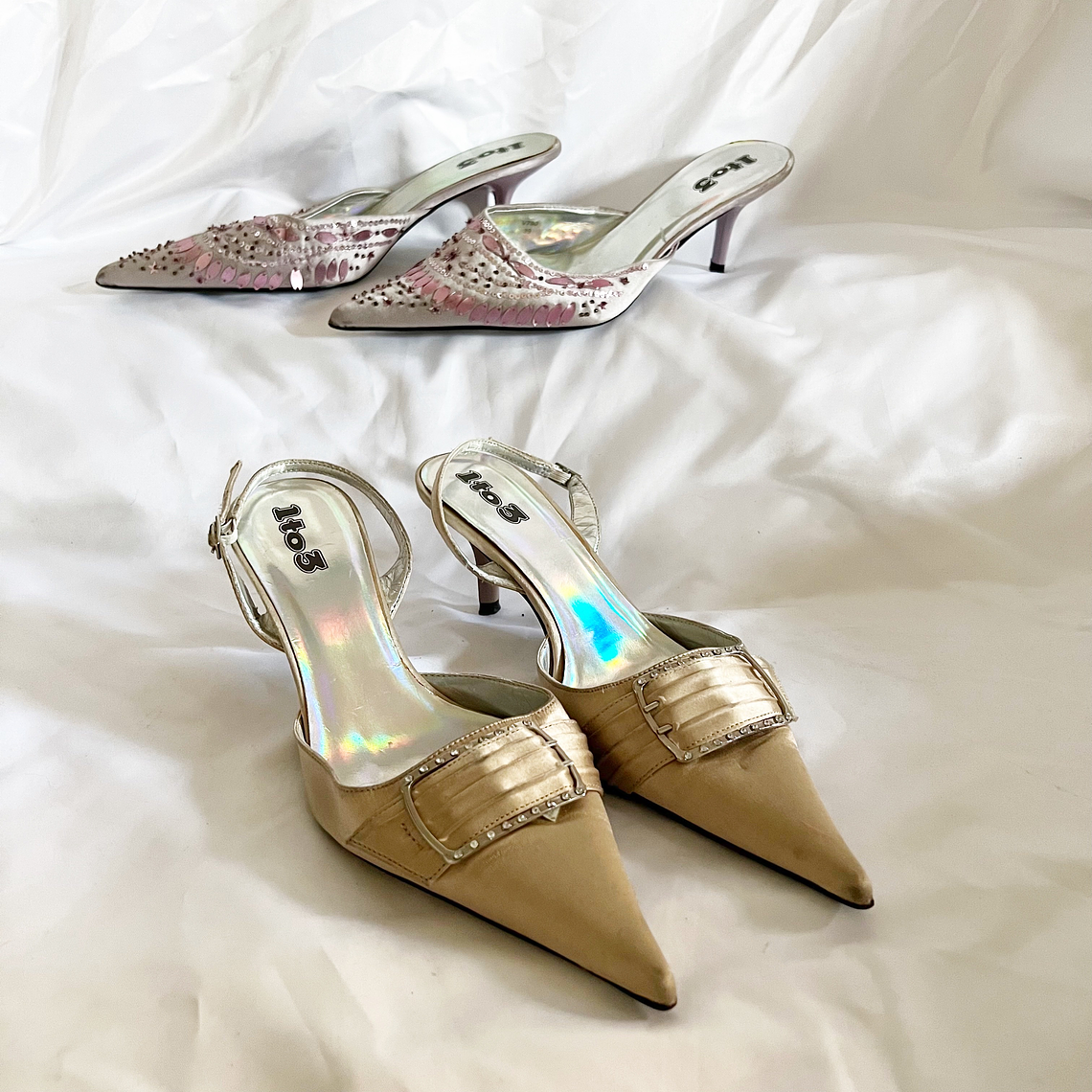 Sandalias Crema Y2K 3