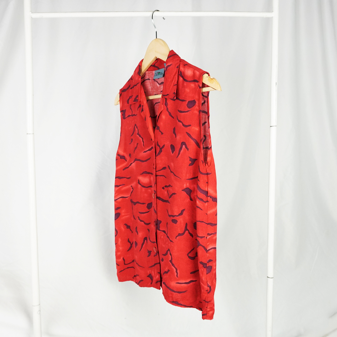 Blusa Sin mangas 80s Red Caribbean 2