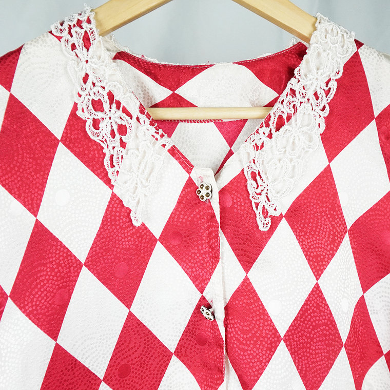 Blusa Manga Corta Vintage Red Circus 4
